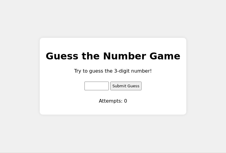 Guess the Number Game